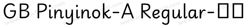 GB Pinyinok-A Regular字体转换